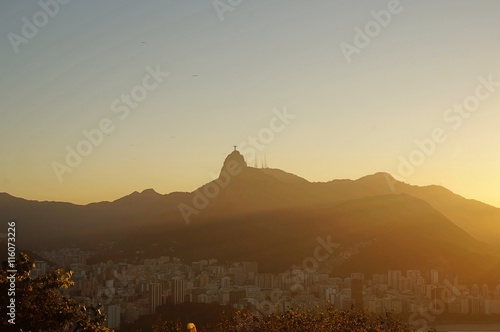Rio de Janeiro at sunset photo