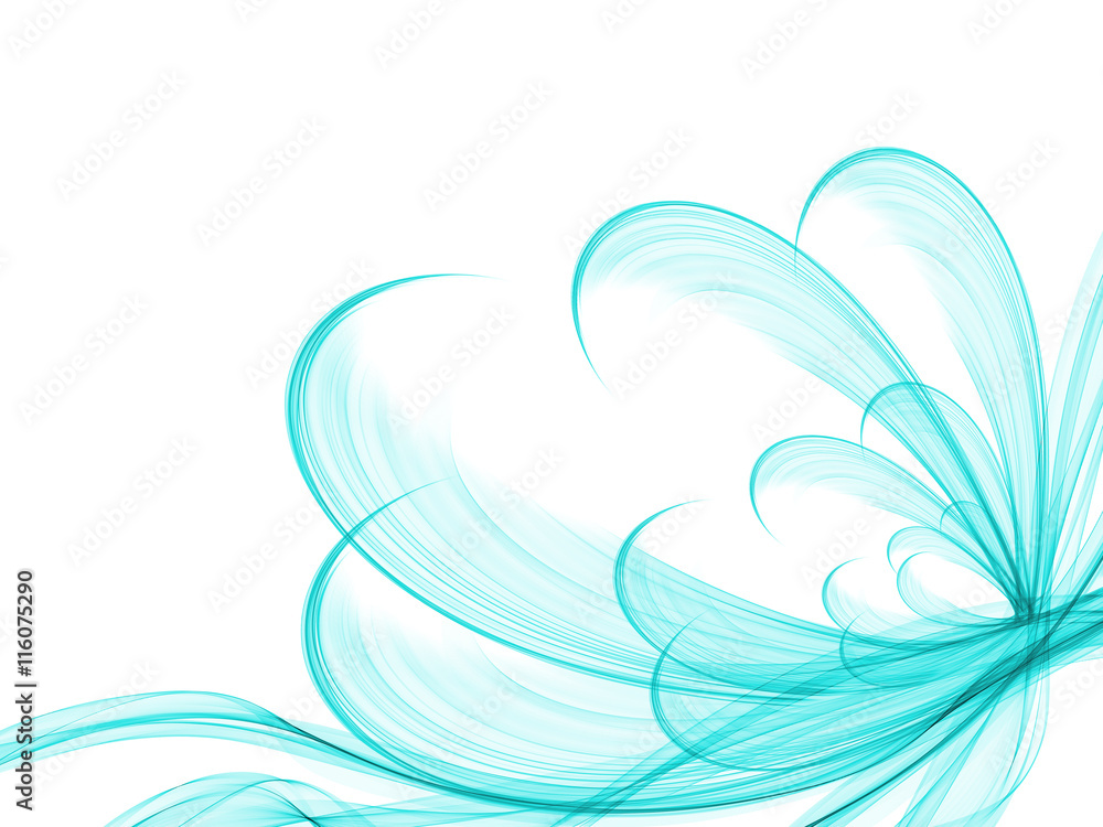 flower style smoke line fire ornament background blue flower style smoke line fire ornament background blue