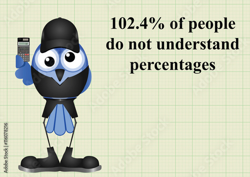 Comical understanding percentages 