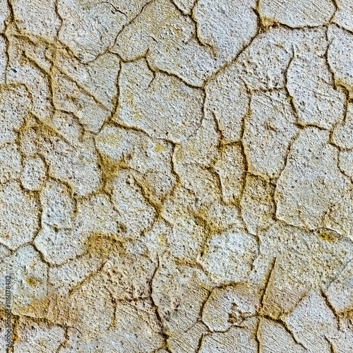 Seamless texture of plaster with cracks