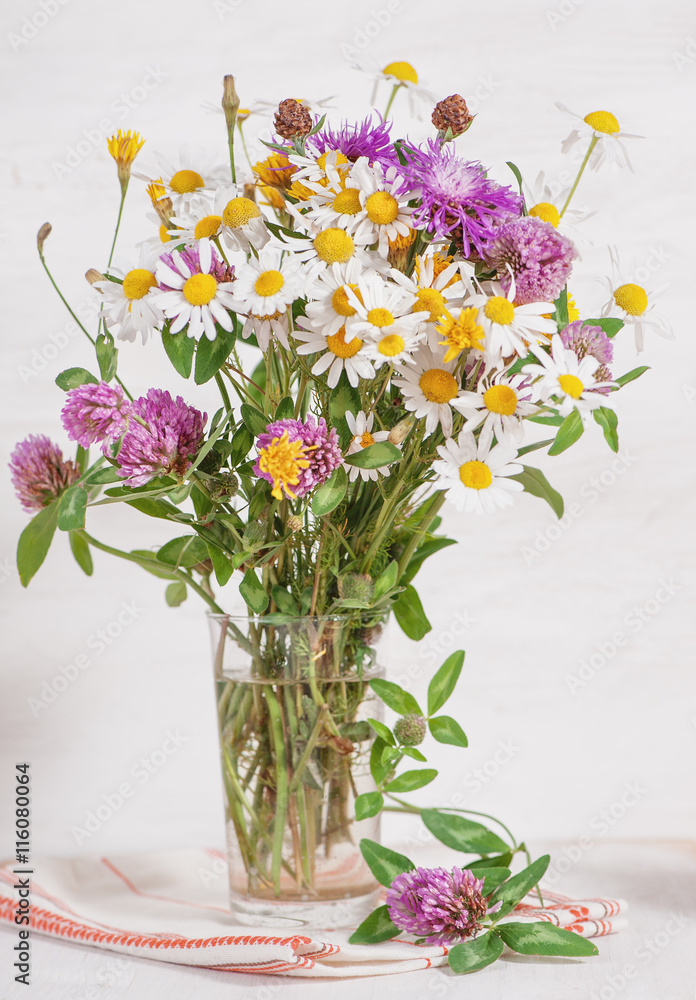Bouquet of summer meadow flowers