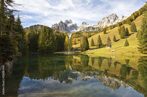 Φωτογραφία Der Almsee im Herbstkleid