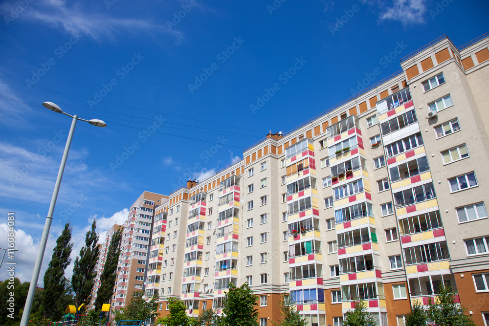 Part of the Apartment Buildings, Kaliningrad (Russia).