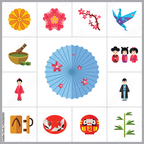 Japan Style Icon Set