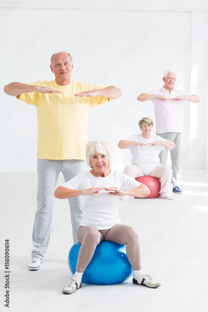 Sport activity is good at any age Sport activity is good at any age
