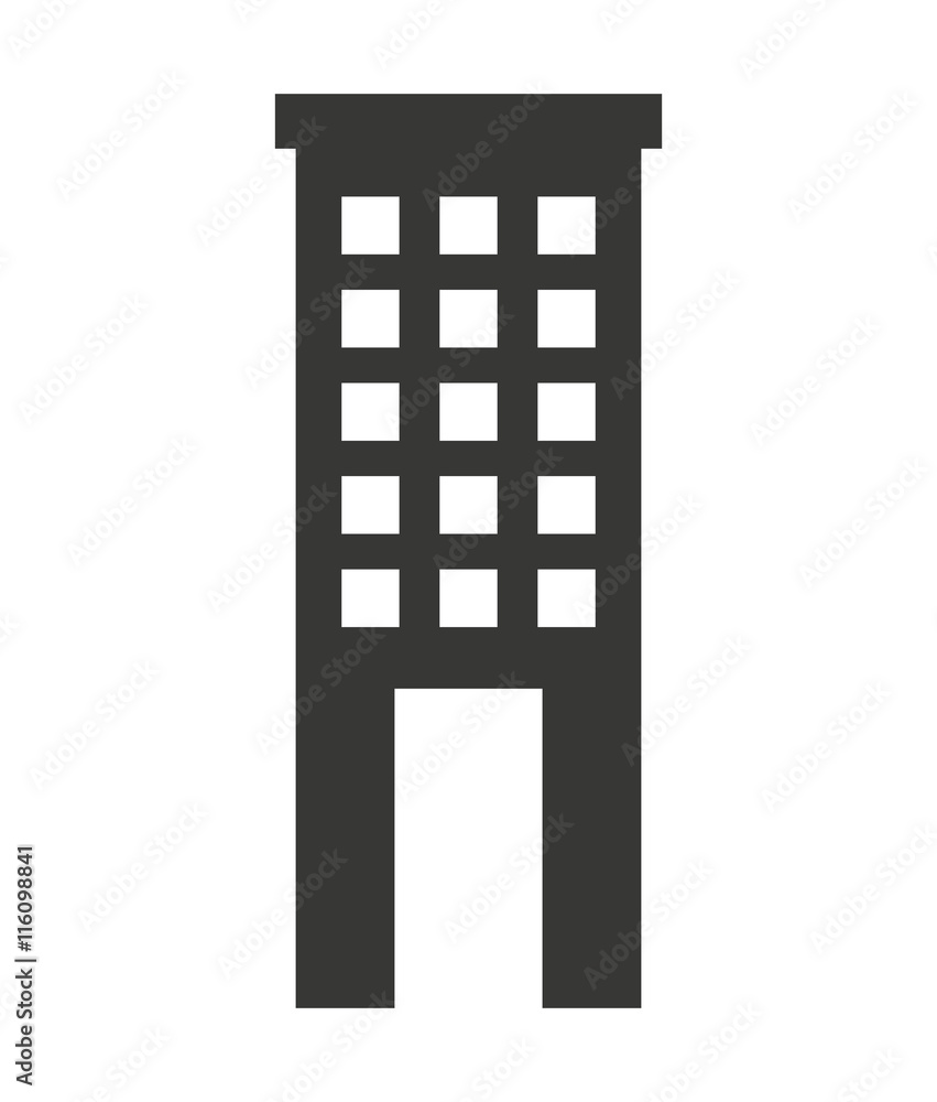 building construction silhouette icon building construction silhouette icon