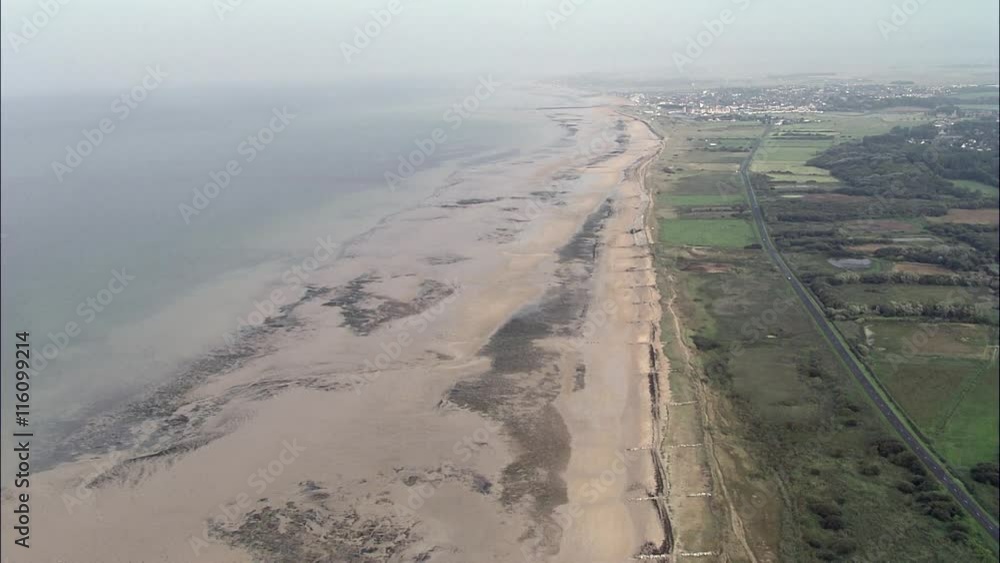 Gold Beach, Wide And High, Showing Coast And Towns Gold Beach, Wide And High, Showing Coast And Towns