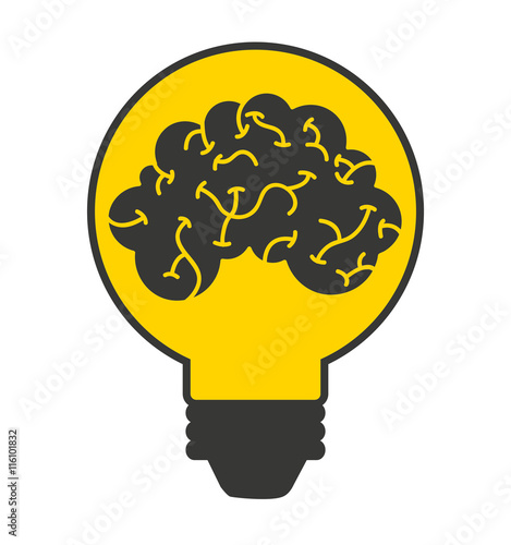 brain storming mind icon