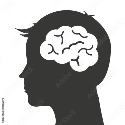 brain storming mind icon