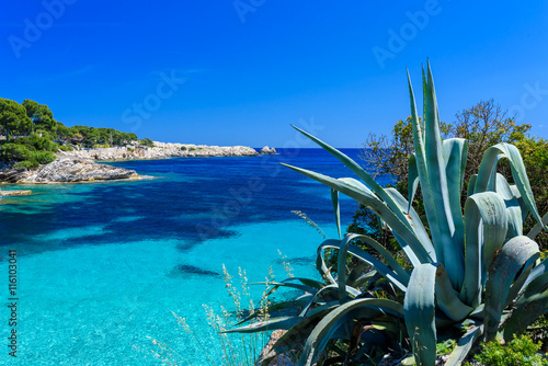 Stampa su tela Cala Gat at Ratjada, Mallorca - beautiful beach and coast