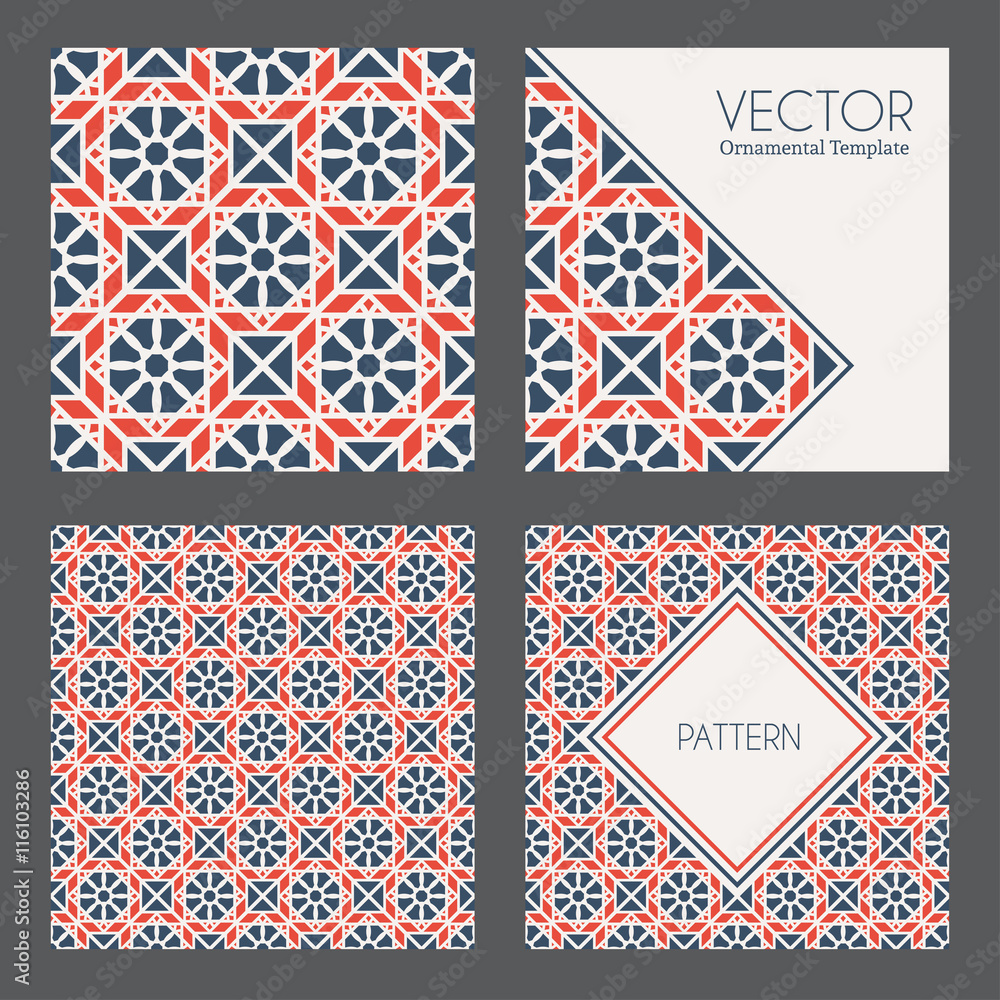Fototapeta Vector Geometric Patterns