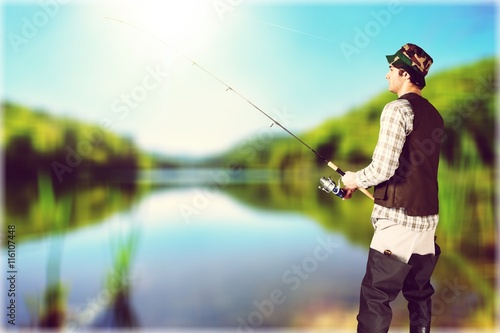 Fishing.