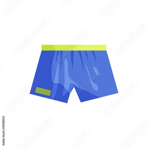 Sports shorts icon in cartoon style isolated on white background. Clothing symbol