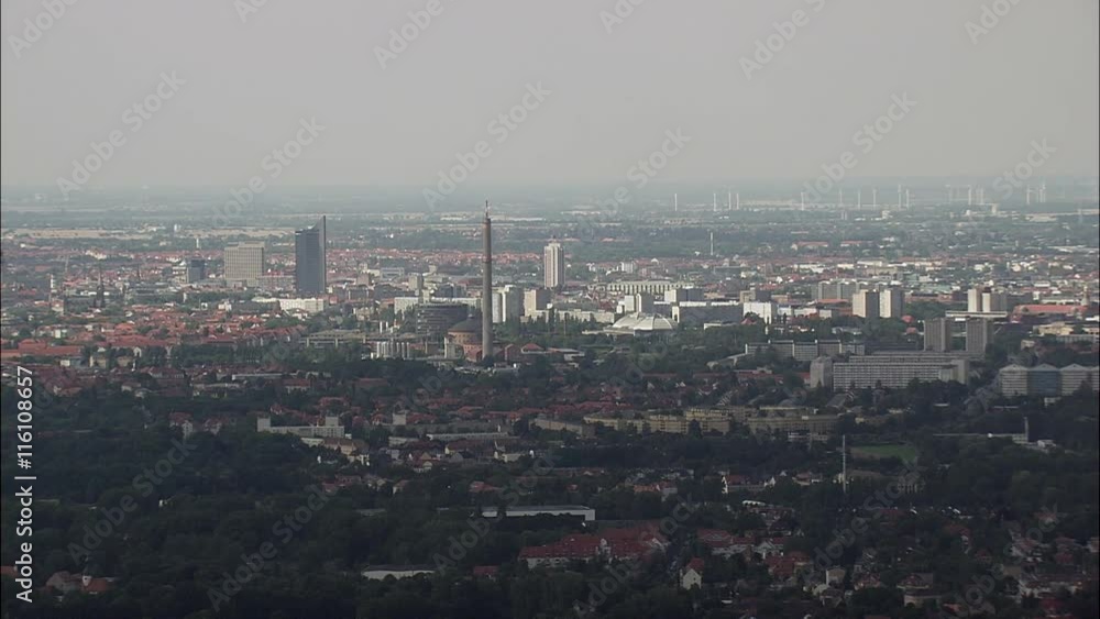 Panoramic View Of Leipzig Panoramic View Of Leipzig