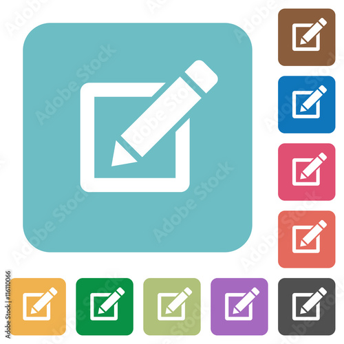 Flat editor icons