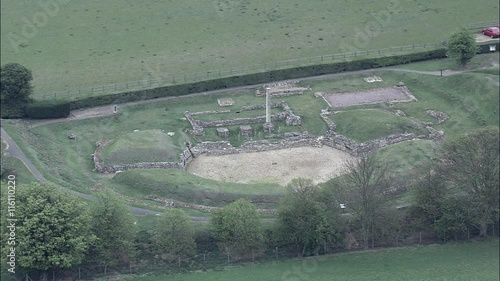 Slow Circling Movement Around Roman Theatre St Alban's photo