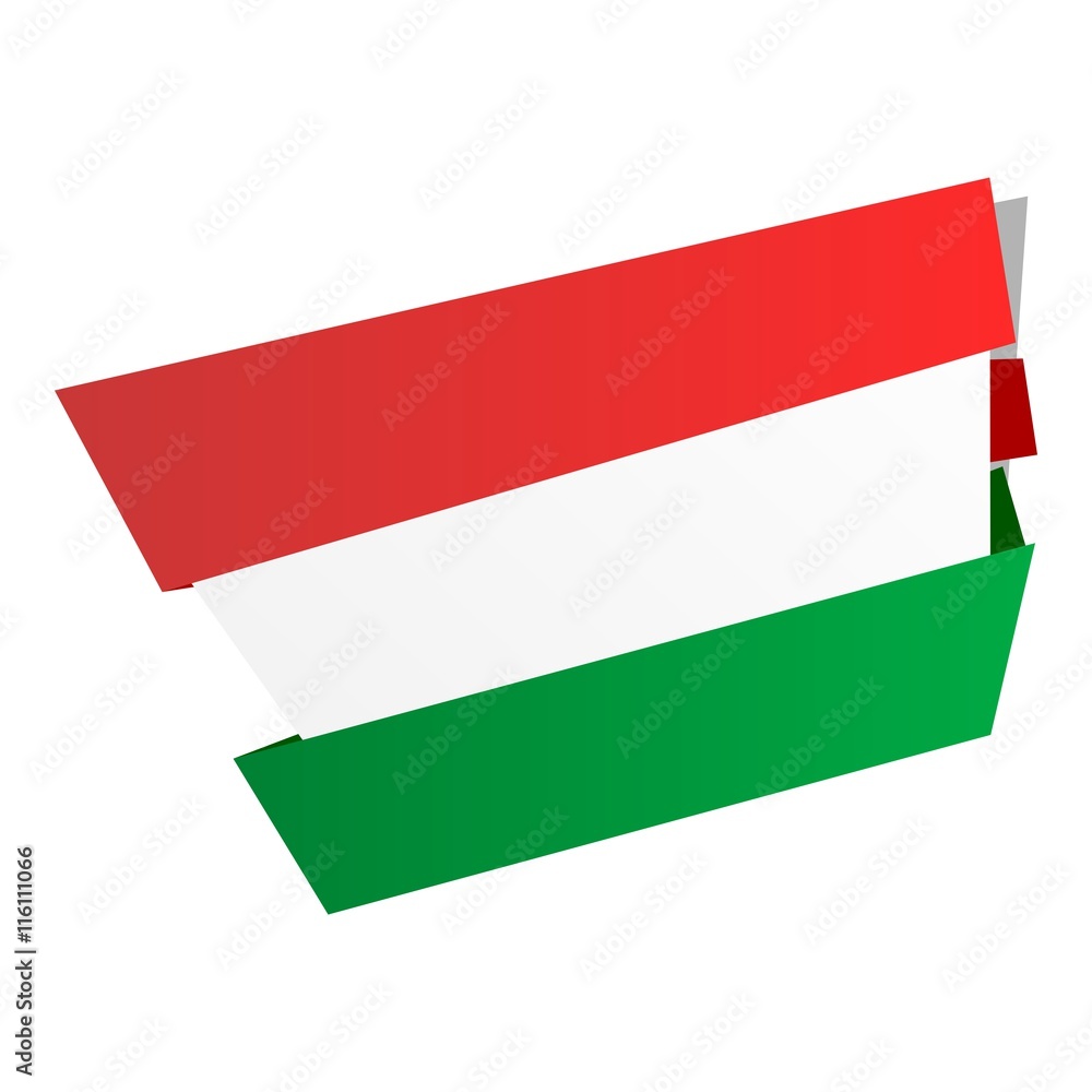 hungary origami flag hungary origami flag