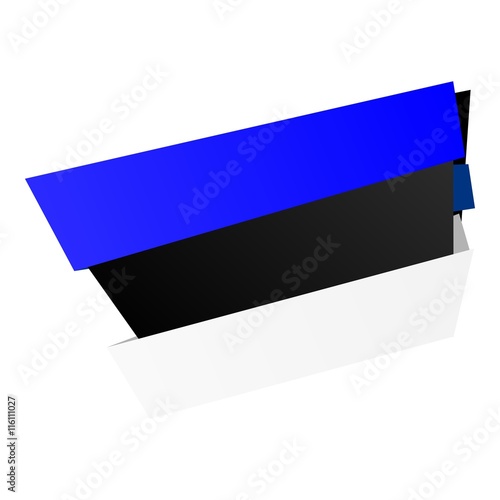 estonia origami flag