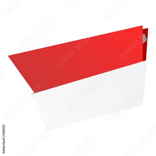 indonesia origami flag