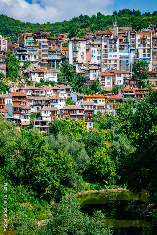 Fototapeta premium View of Veliko Tarnovo, a city in north central Bulgaria