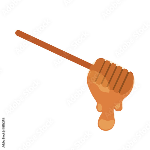 honey utensil isolated icon design, vector illustration  graphic 