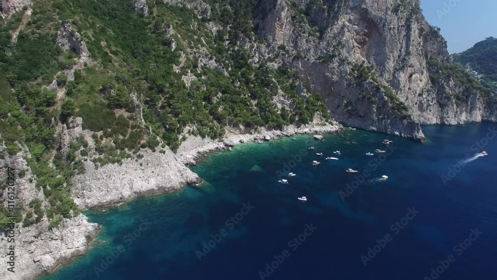 Aerial View of Capri Island, Italy Aerial View of Capri Island, Italy