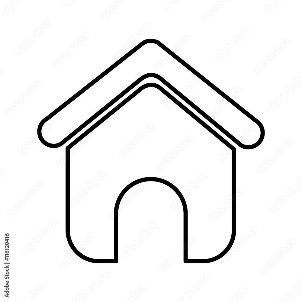 House lineal vector design House lineal vector design