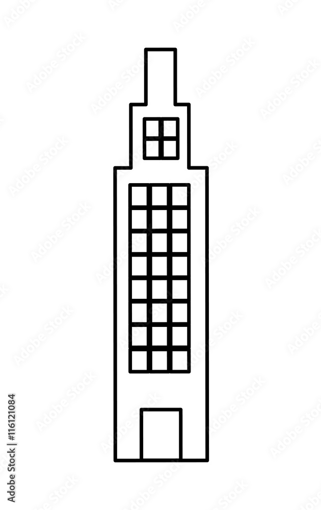 building lineal vector design building lineal vector design
