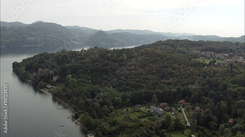 Lake Orta Lakeside Lagna With Houses photo