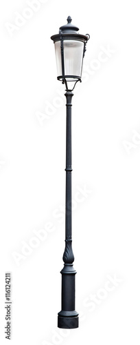 Isolated photo of street lamp