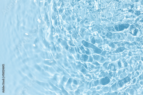 Blue clear water background
