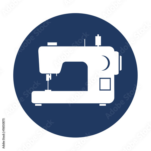 sewing machine isolated icon design, vector illustration  graphic 