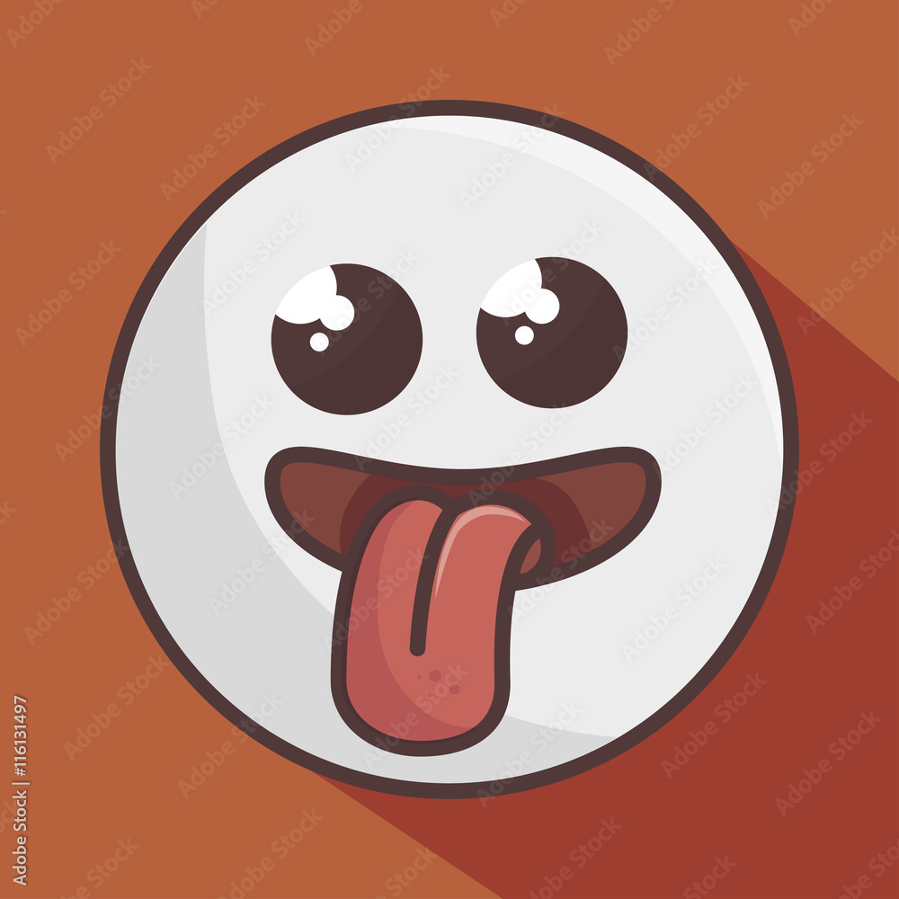 crazy face emoticon isolated icon design, vector illustration graphic crazy face emoticon isolated icon design, vector illustration graphic