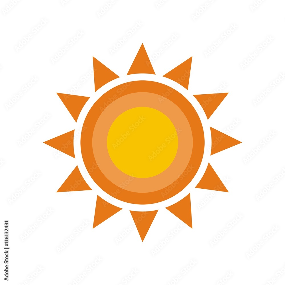 Natural sun logo vector Natural sun logo vector