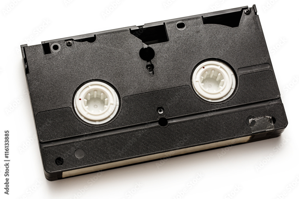 Black video cassette