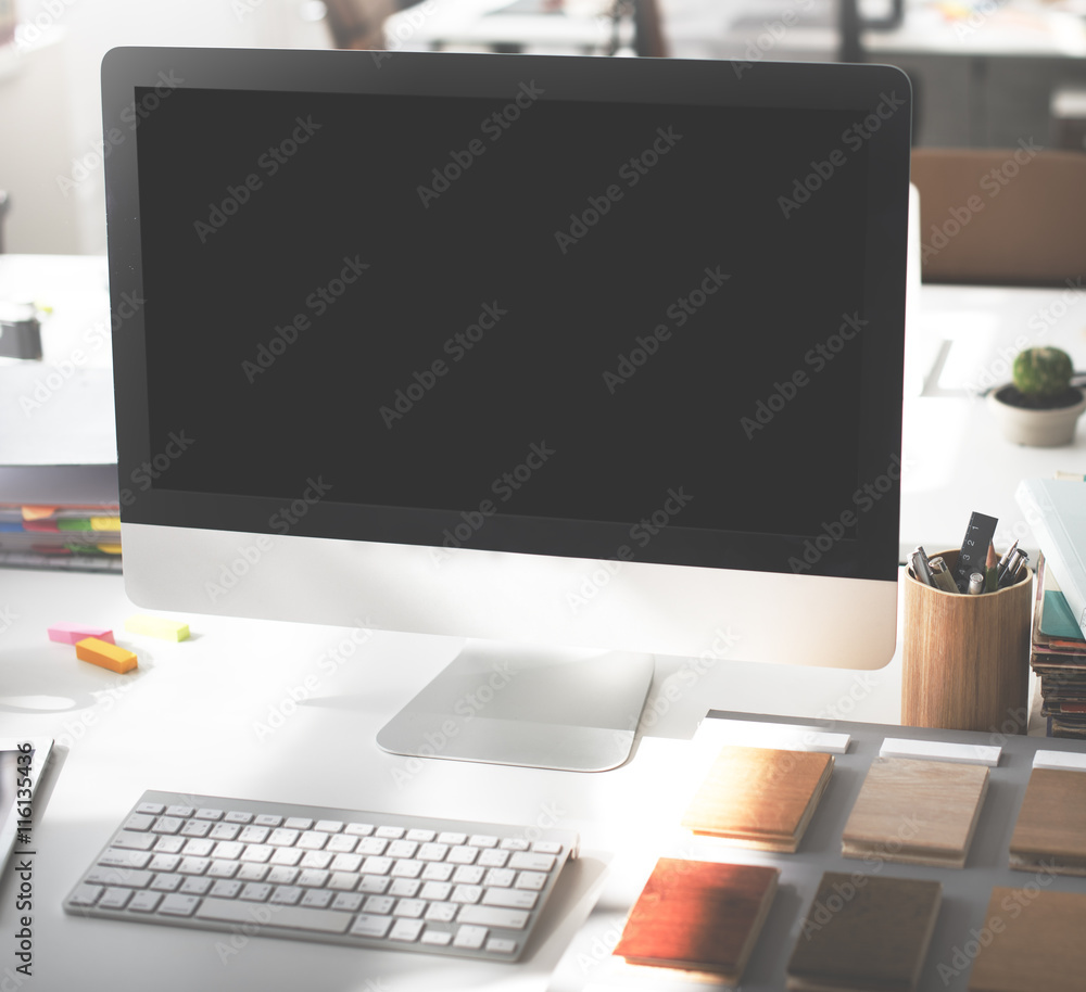 Fototapeta premium Mockup Copy Space Blank Screen Concept