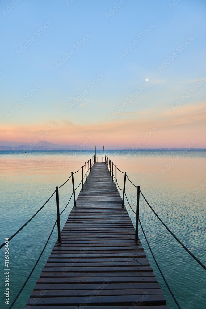 Fototapeta premium Landscape of Lake Garda