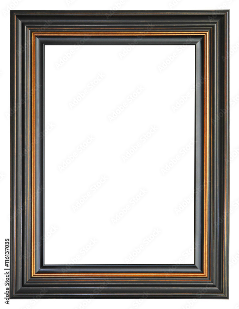 Dark frame isolated on white background Dark frame isolated on white background