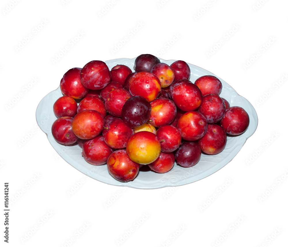 yellow red ripe plum yellow red ripe plum