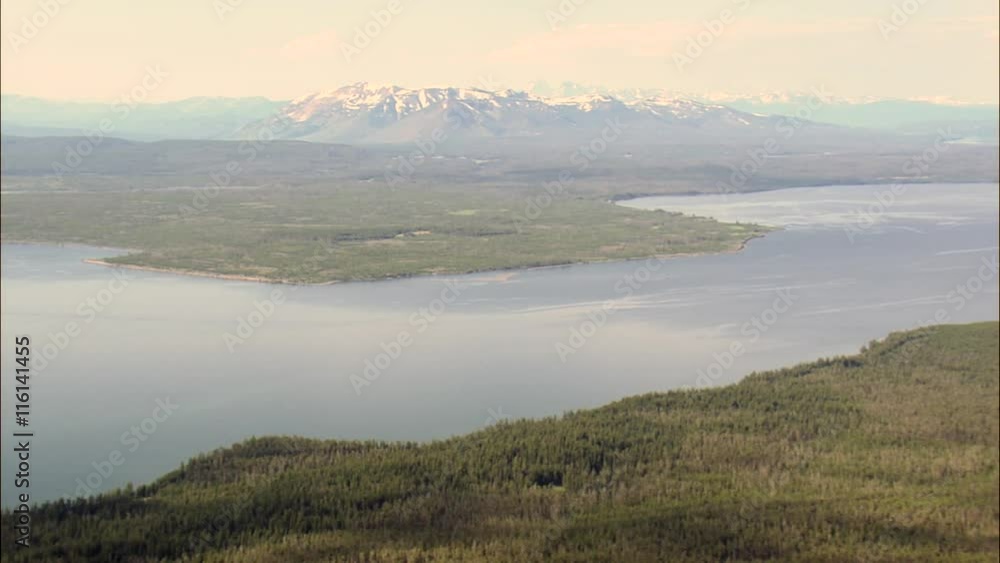Crossing Yellowstone Lake From The East Crossing Yellowstone Lake From The East
