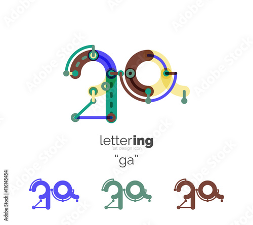 Letters logo icon