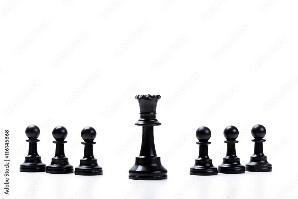 Chess game or chess pieces with white background Chess game or chess pieces with white background