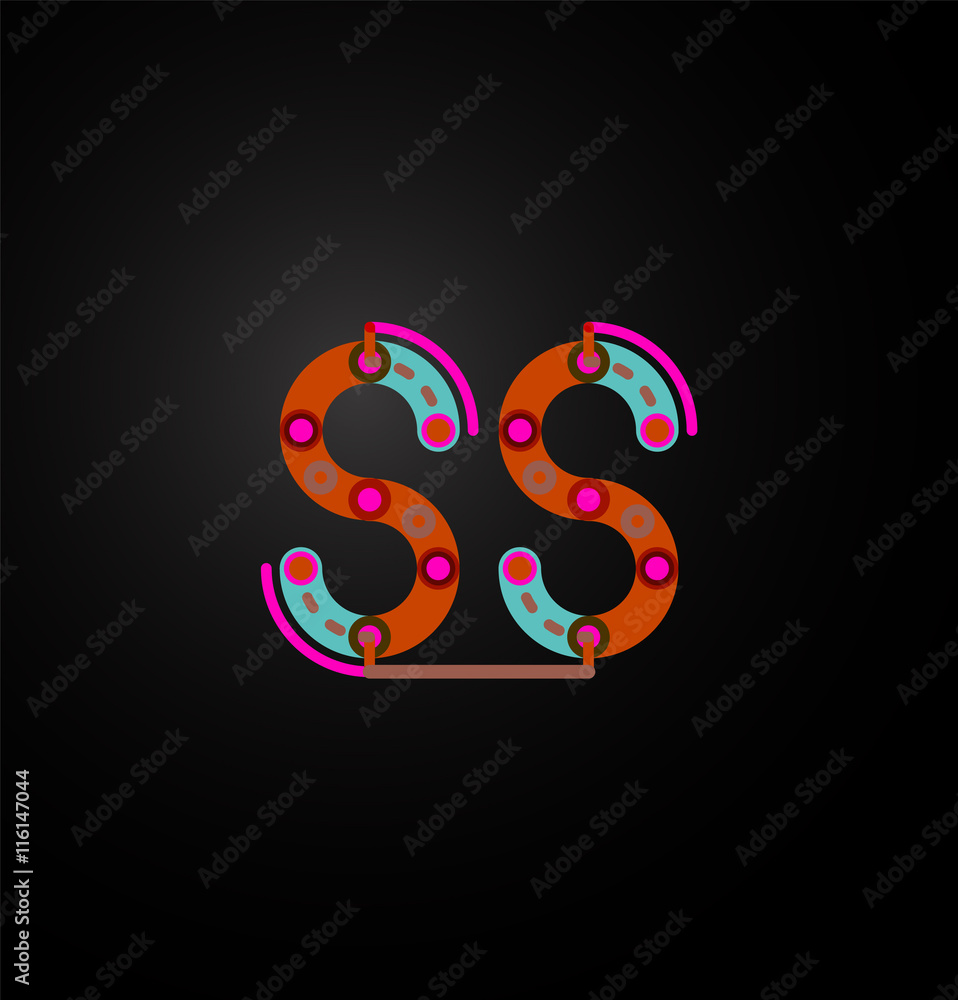 Fototapeta premium Vector letter logo