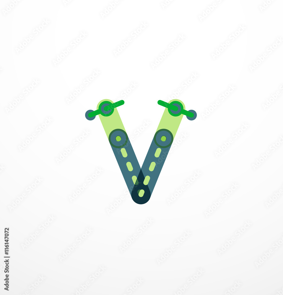 Obraz premium Vector letter logo