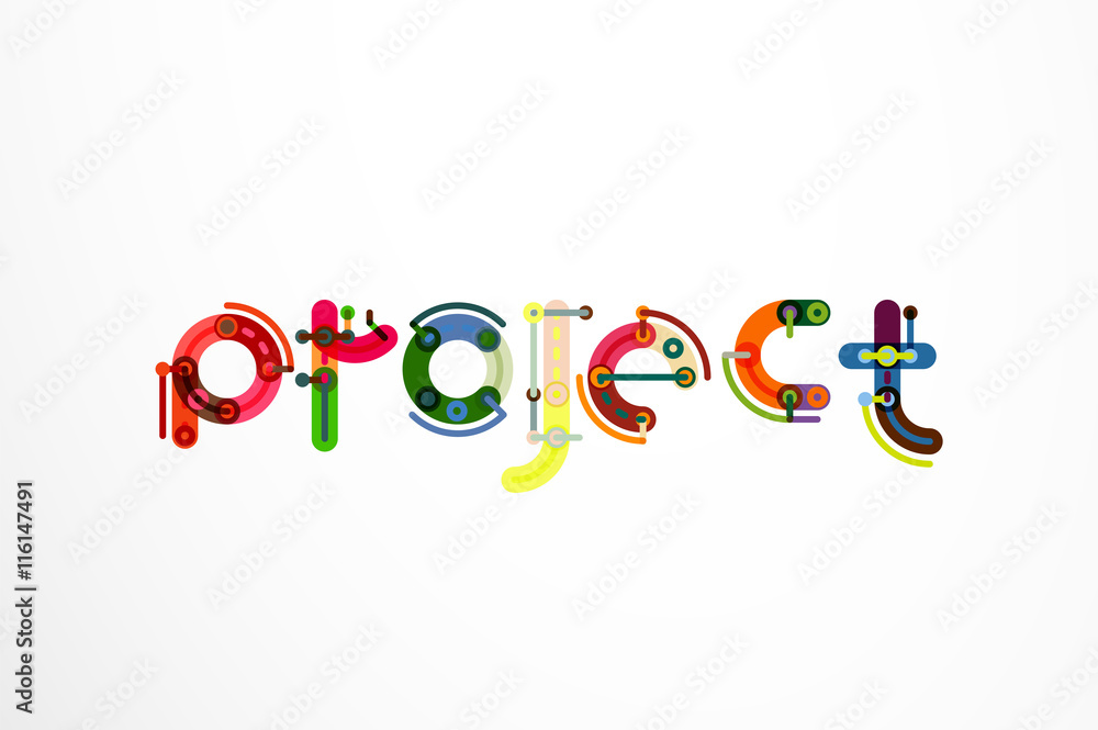 Project word letter banner Project word letter banner