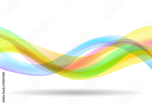abstract wave background rainbow