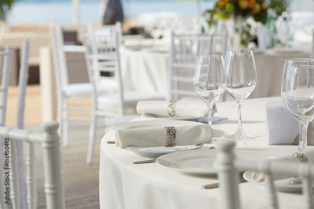 table setting for celebration