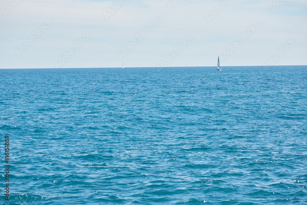 Obraz premium Sea beach in Barcelona