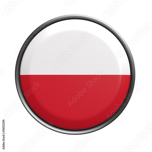 Free Download Button with Poland flag - GFXLoad