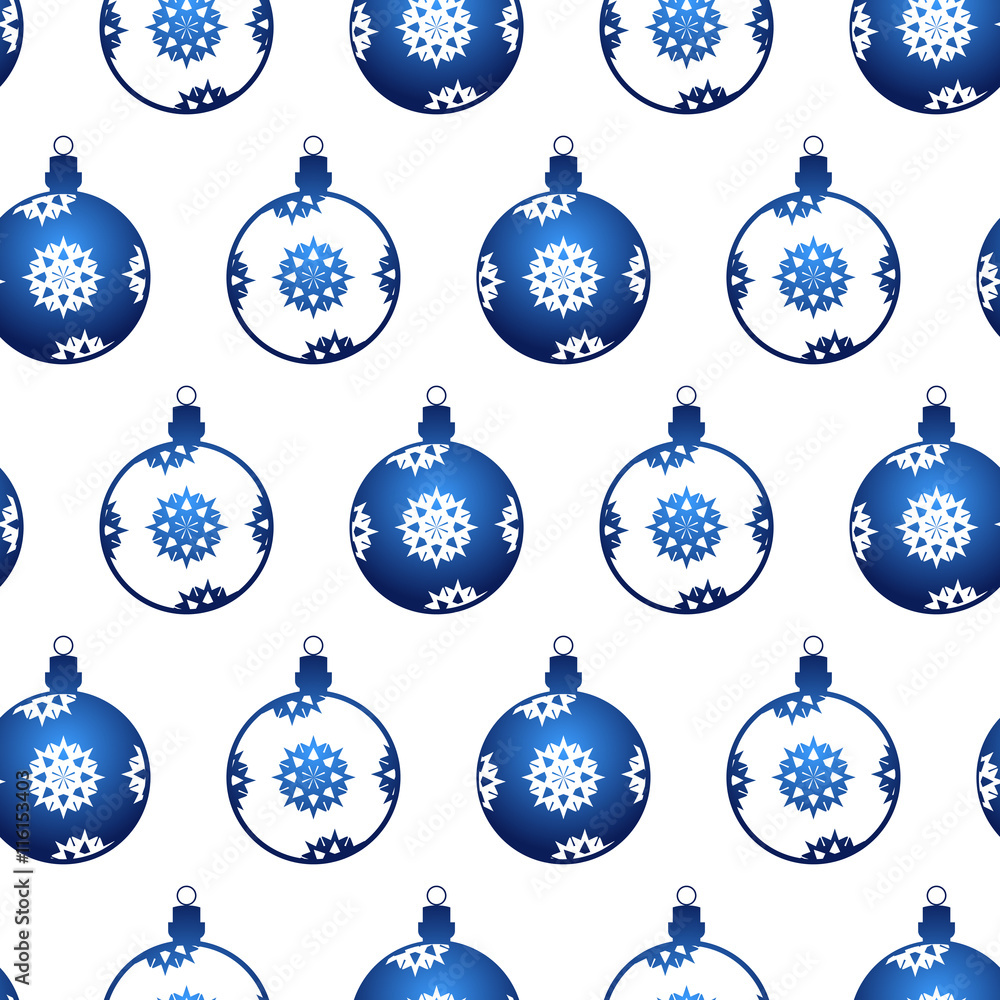 Seamless pattern with christmas balls. Vector seamless texture for wallpapers, pattern fills, web page backgrounds Seamless pattern with christmas balls. Vector seamless texture for wallpapers, pattern fills, web page backgrounds